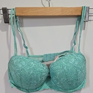 Mint Lace Underwire Bra